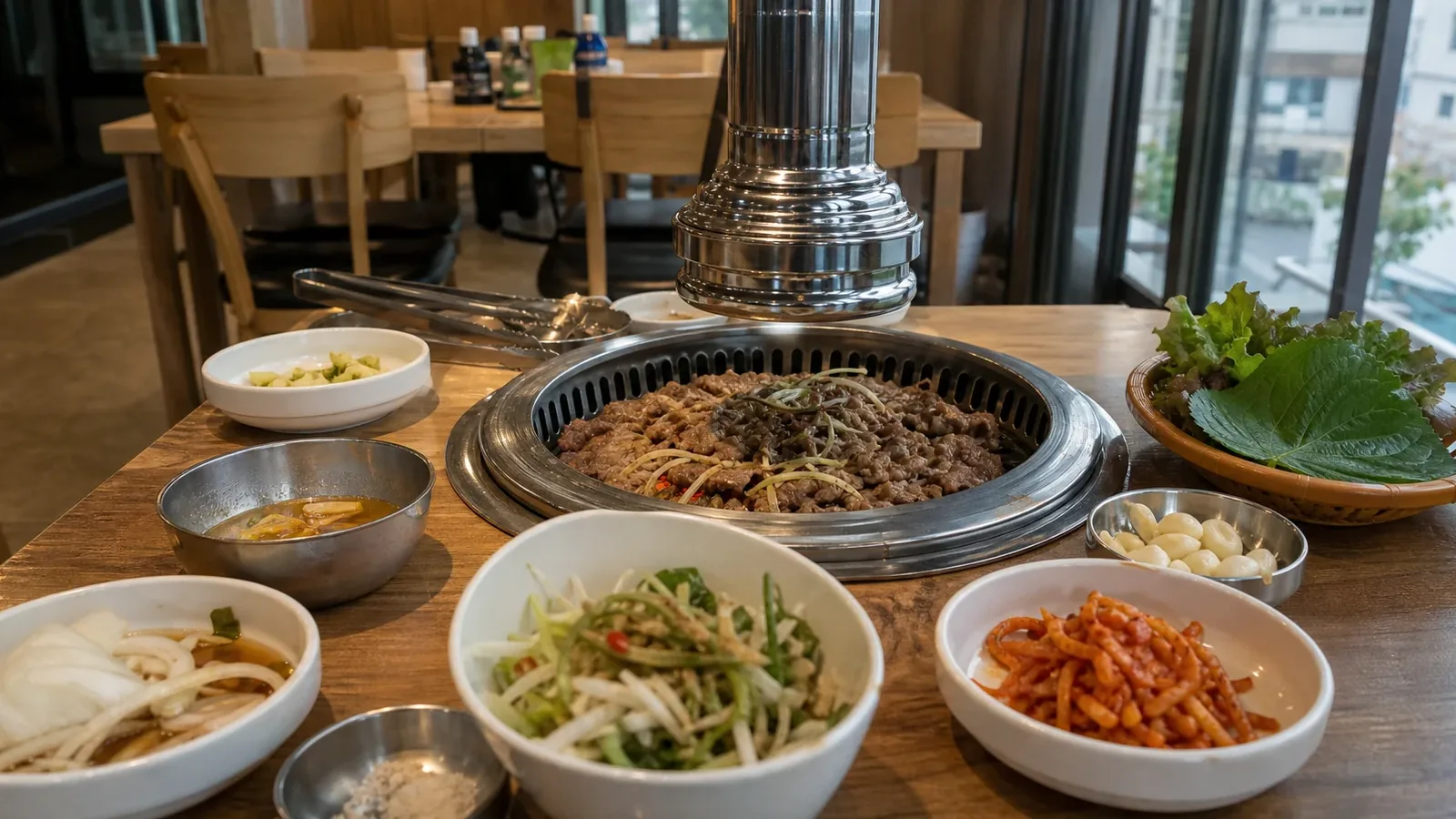 해운대 지역 restaurant 방문 전 확인사항을 소개하는 사실적인 참고 이미지